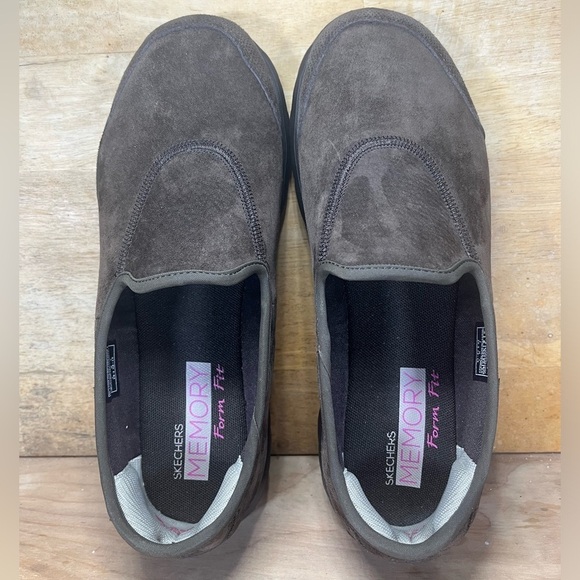 Skechers GOWalk SUEDE Womens Size 9 Slip On Loafers Shoes Chocolate Brown 13766 - Picture 6 of 8